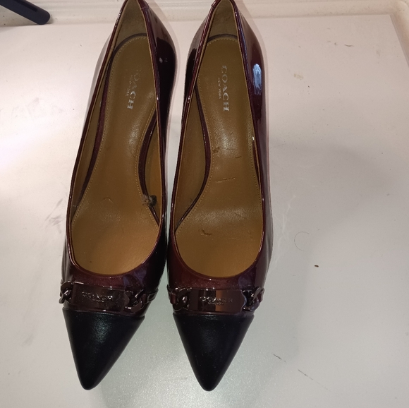 Coach Bowery heel size 8.5 - Picture 1 of 3